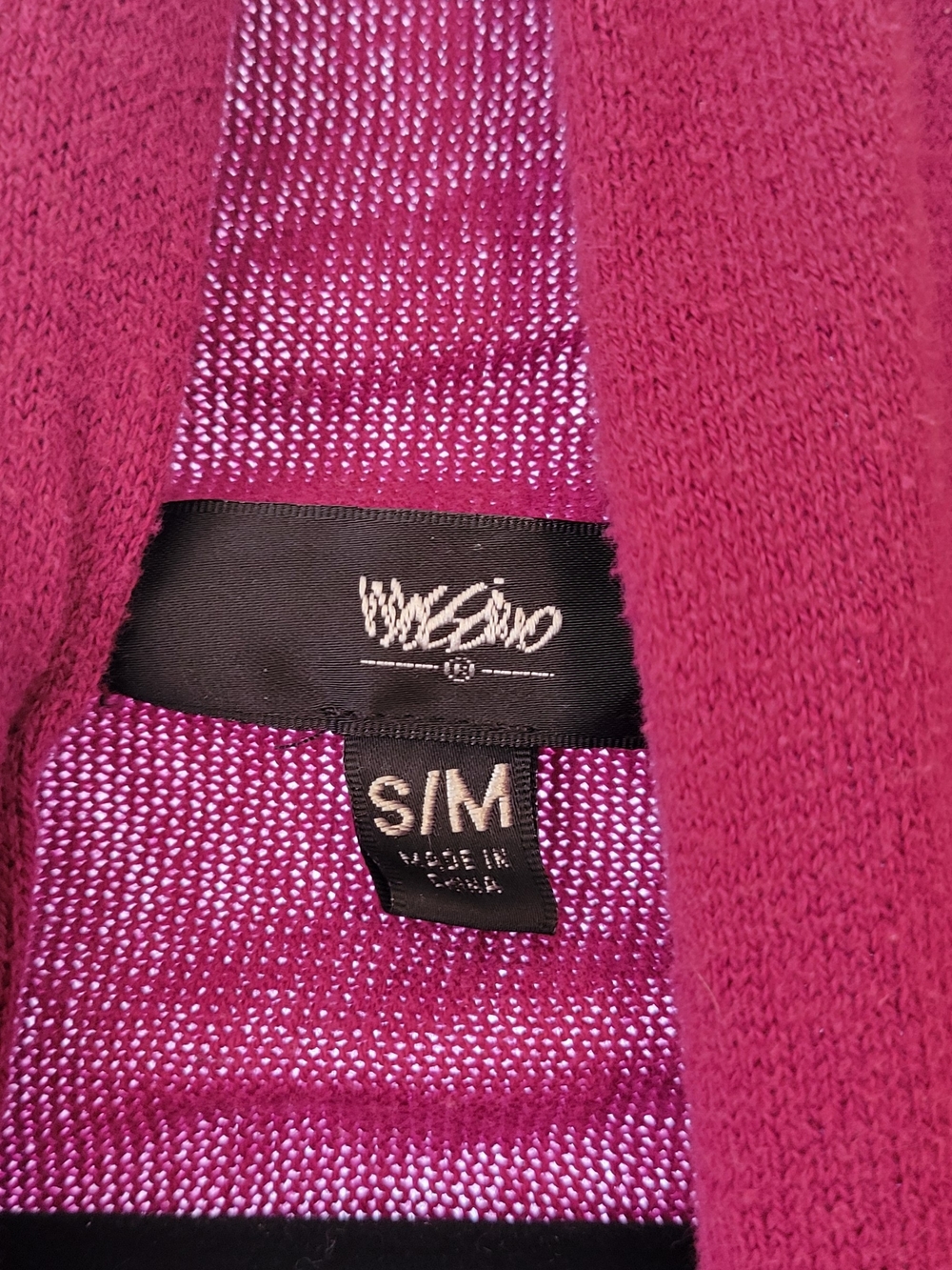 Windsor Draped Open-Front Cardigan in Raspberry - Picture 2 of 4